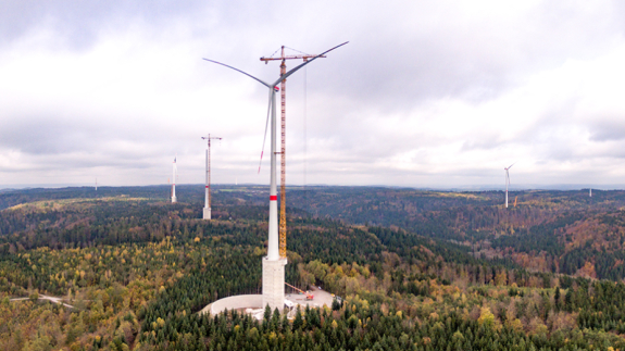 全球最高的风力涡轮机已在德国成功并网